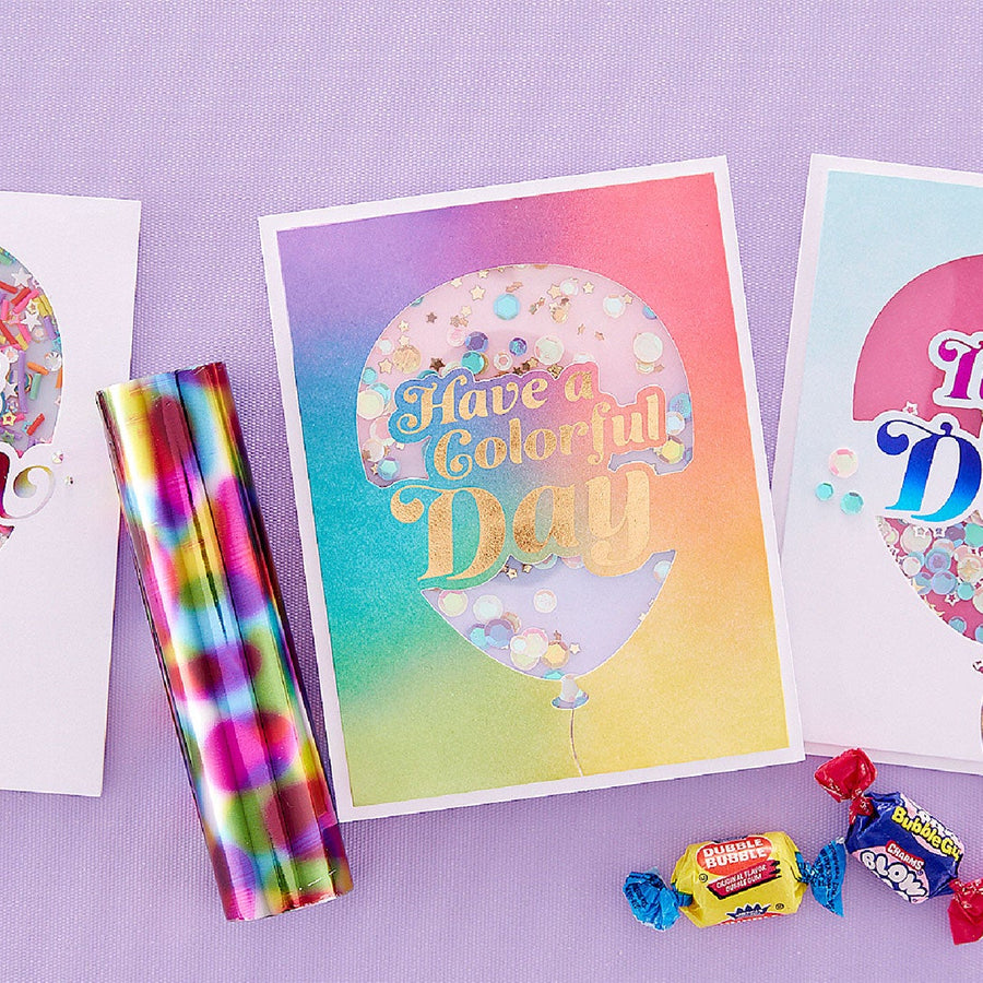 May 2023 Glimmer Hot Foil Kit of the Month Preview & Tutorials – Silhouette Balloon Greetings