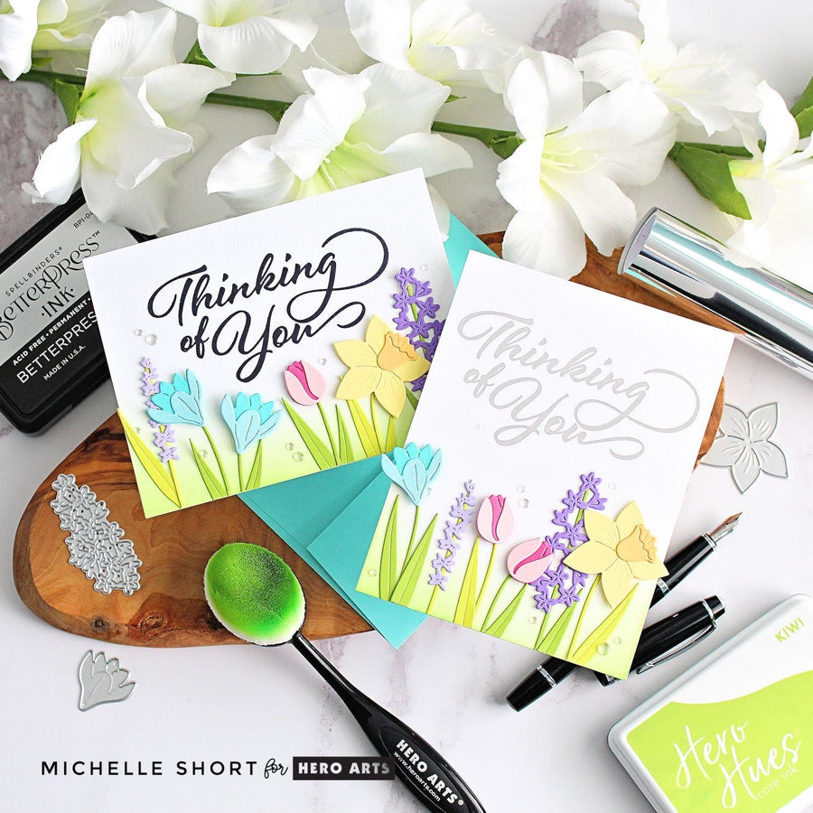 Foiling vs Letterpress by Michelle Short for Hero Arts