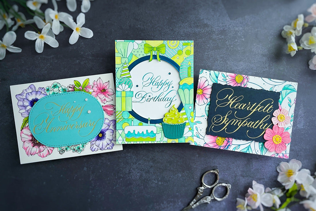 Beyond the Sentiment: Copperplate &amp; BetterPress Backdrops