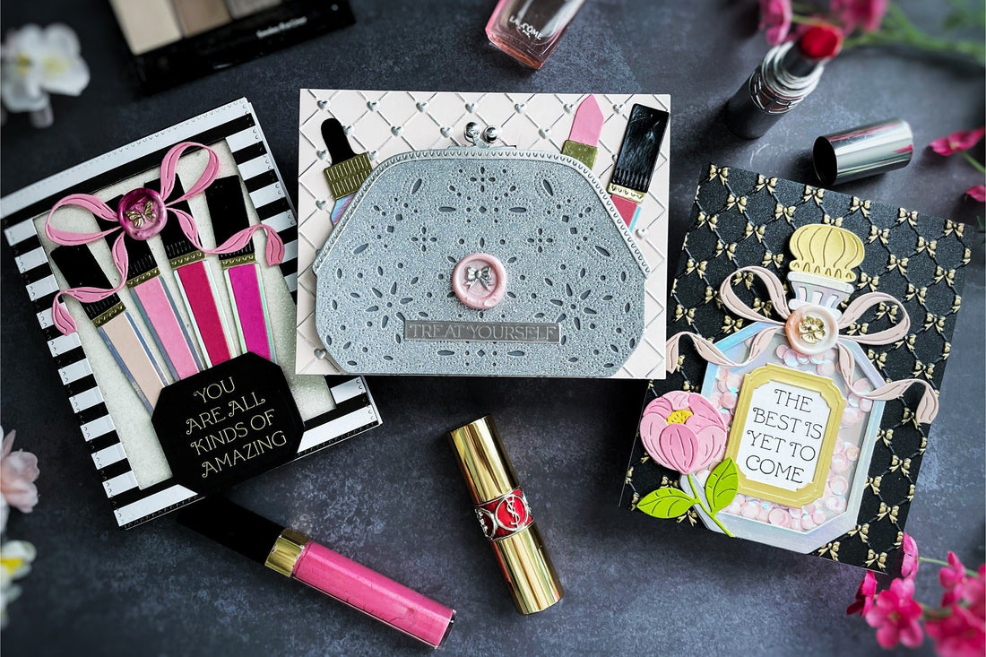 Gorgeous Make-up Set Cards