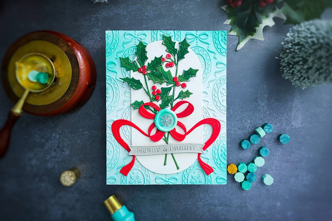 Step by Step Tutorial: Cardmaking with Mini Wax Seals