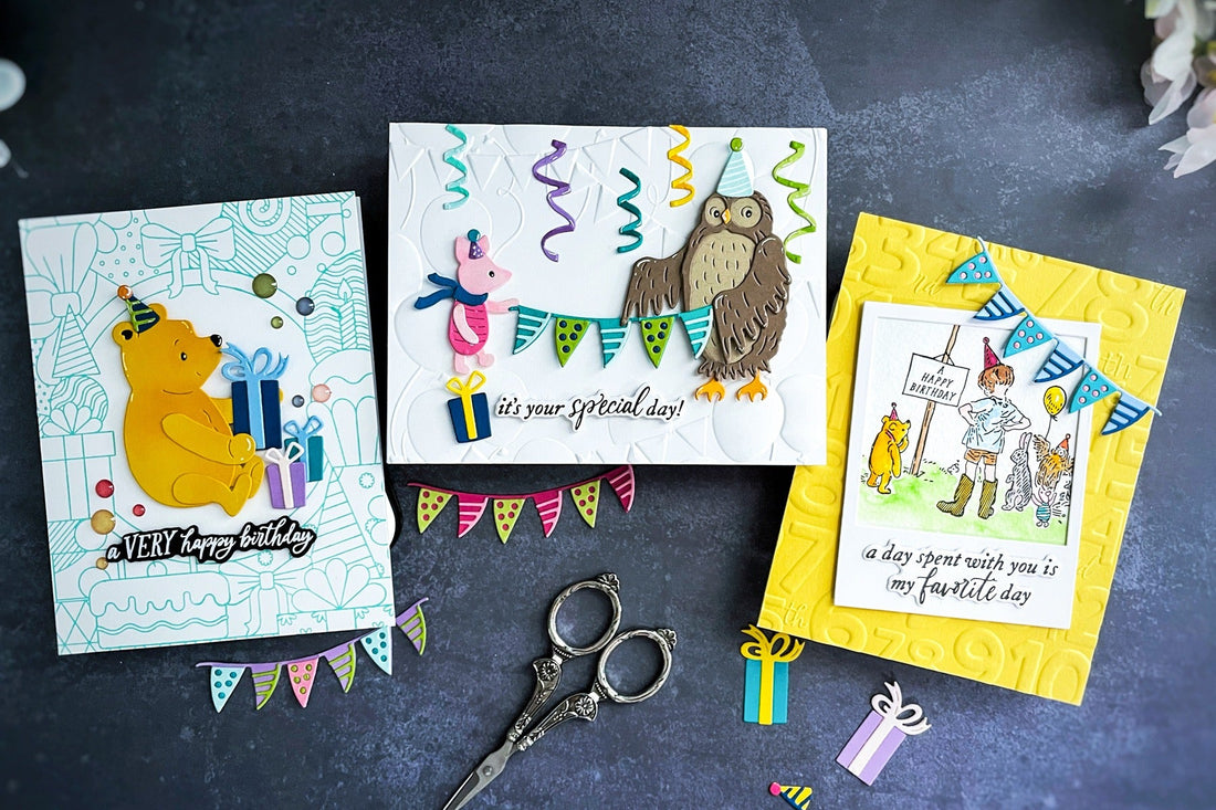 Say Cheese Classic Pooh Birthday Collection Cards