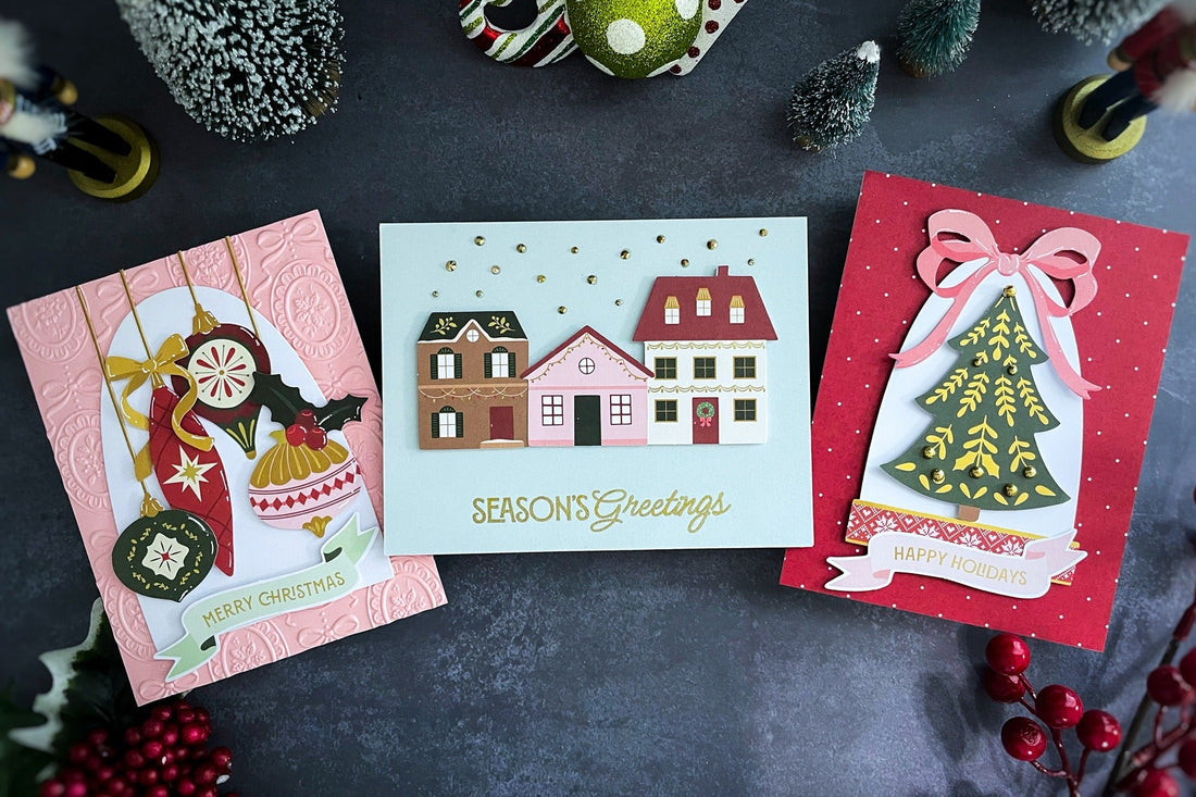 Merry Moments Limited Edition Holiday Card Kit Cards