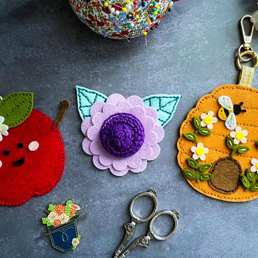 Hand-Stitched Charm: Projects Featuring Nichol Spohr's Summer Felt Dies