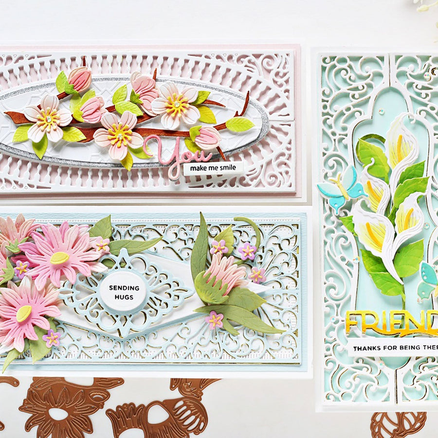 Layered Fleur Bouquet Slimlines Collection with Hussena Calcuttawala