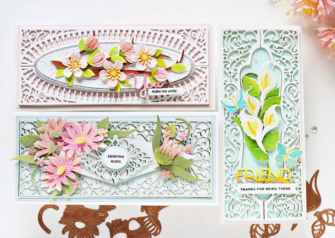 Layered Fleur Bouquet Slimlines Collection with Hussena Calcuttawala