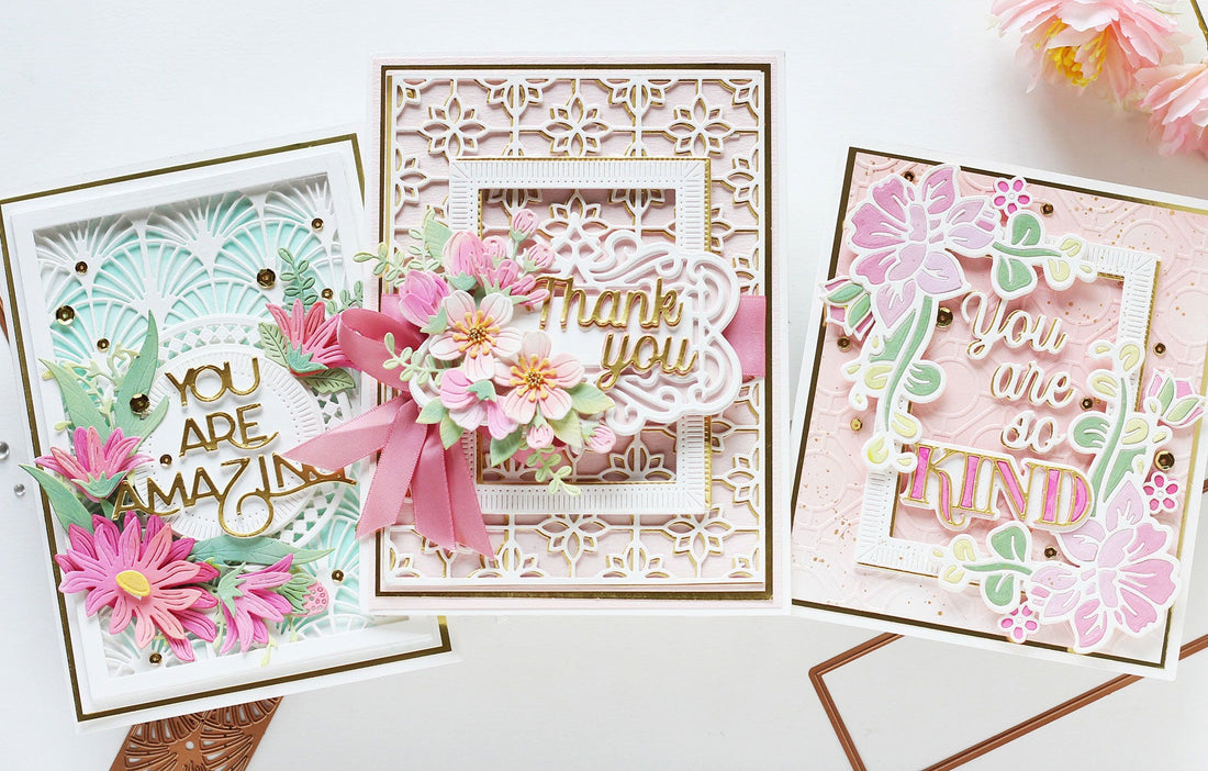 Delicate & Feminine Handmade Cards with Hussena Calcuttawala