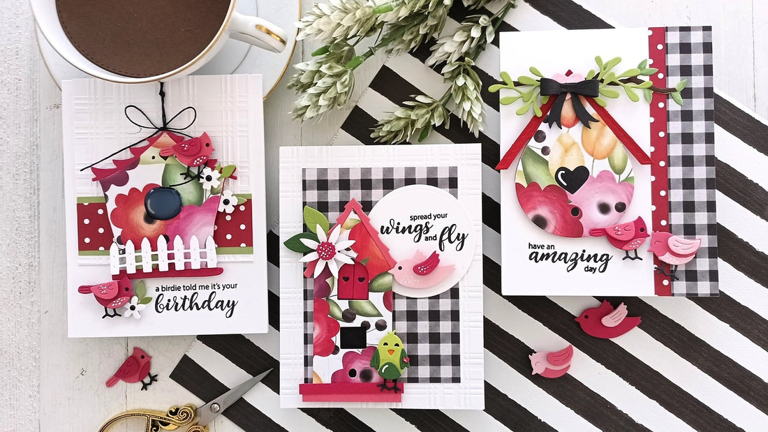 Everyday Cards with the Birdhouses Through the Seasons Collection with Tina Smith