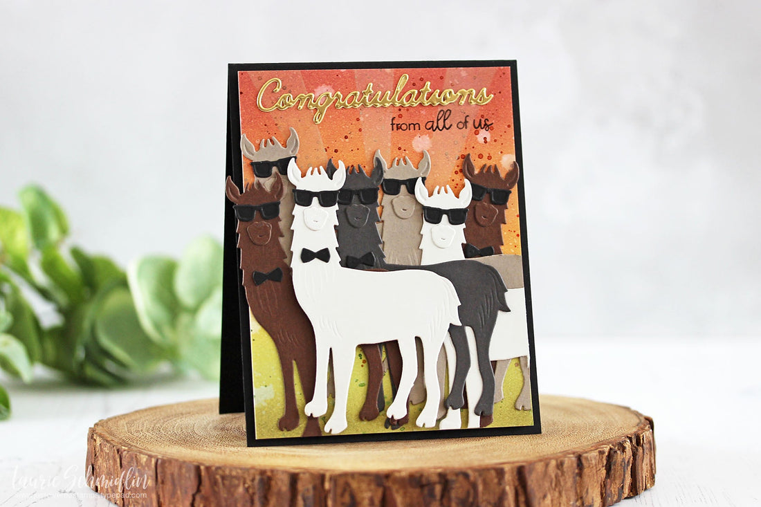Die D-Lites Inspiration | Hip Llama Card with Laurie