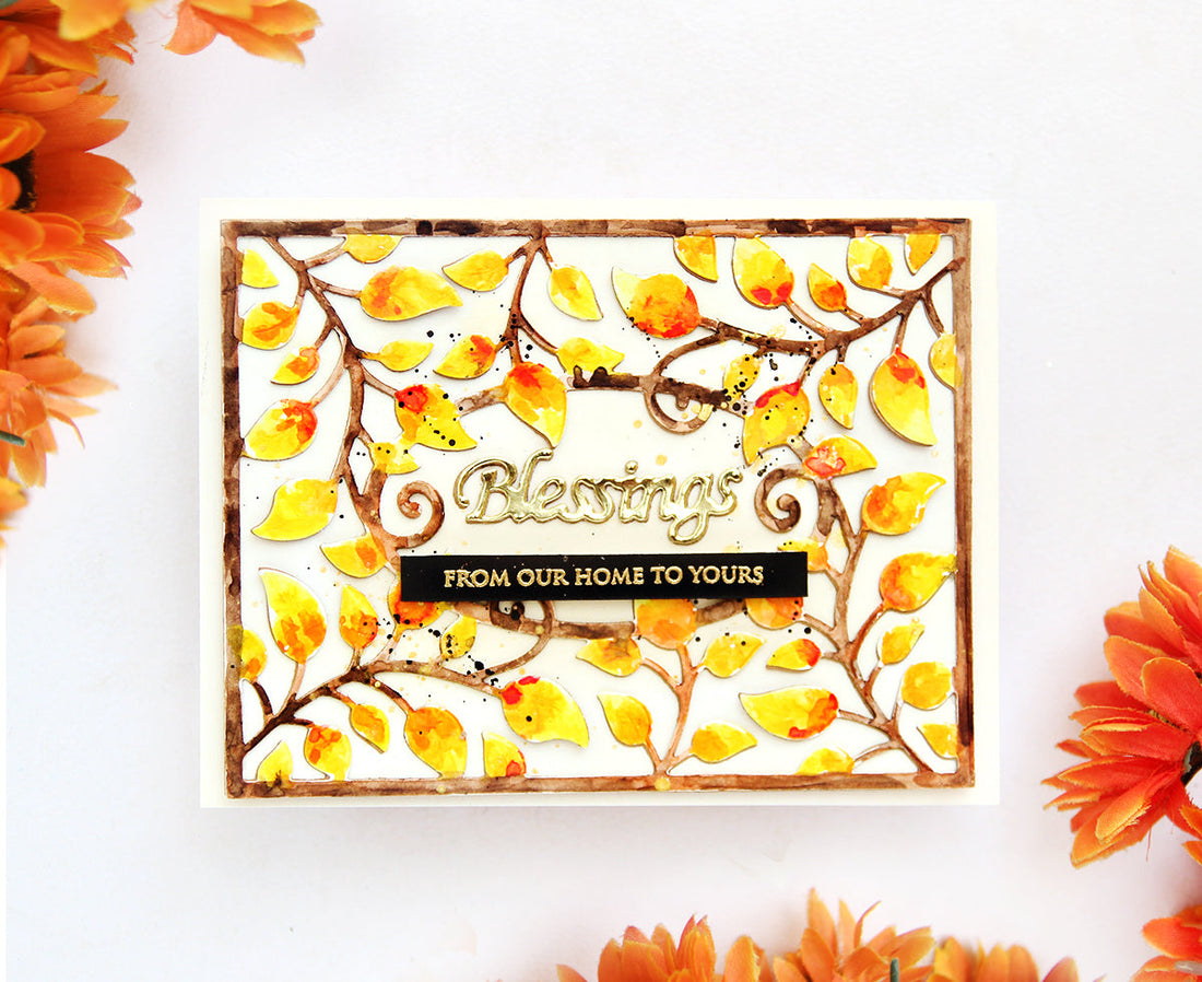 Thoughtful Expressions Inspiration | Watercolour Blessings Card with Erum