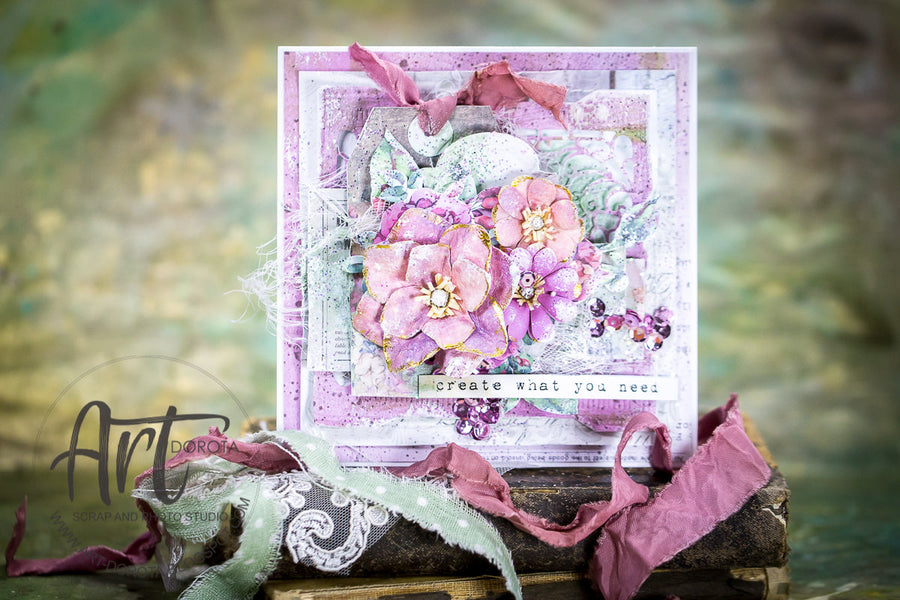 Vintage Treasures Collection Inspiration | Spring Card with Dorota Kotowicz