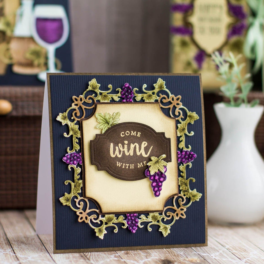 Cardmaking Inspiration | Come Wine With Me with Elena