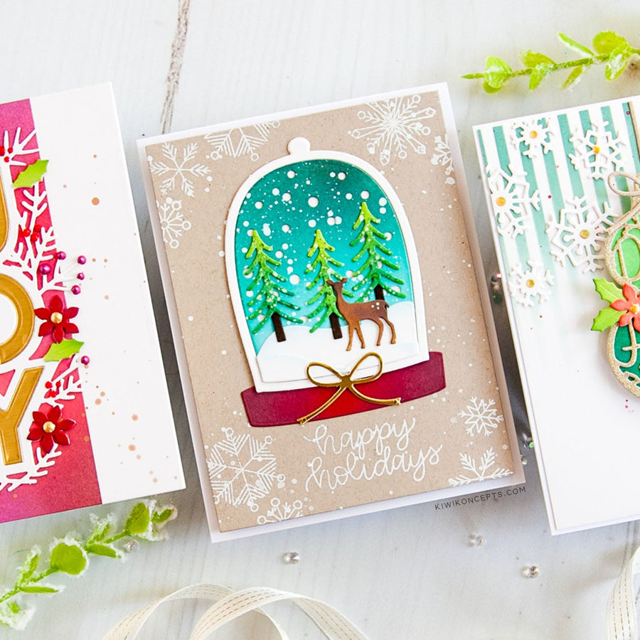 Holiday 2019 Inspiration | Clean & Simple Christmas Cards with Keeway