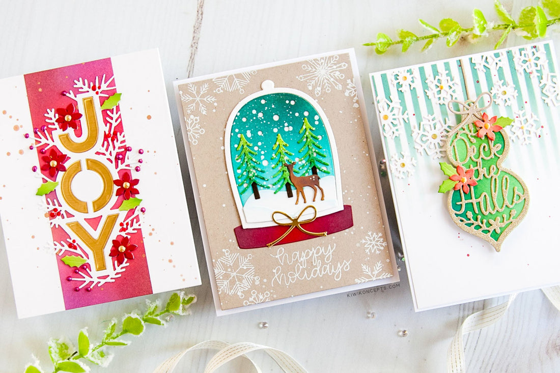 Holiday 2019 Inspiration | Clean & Simple Christmas Cards with Keeway