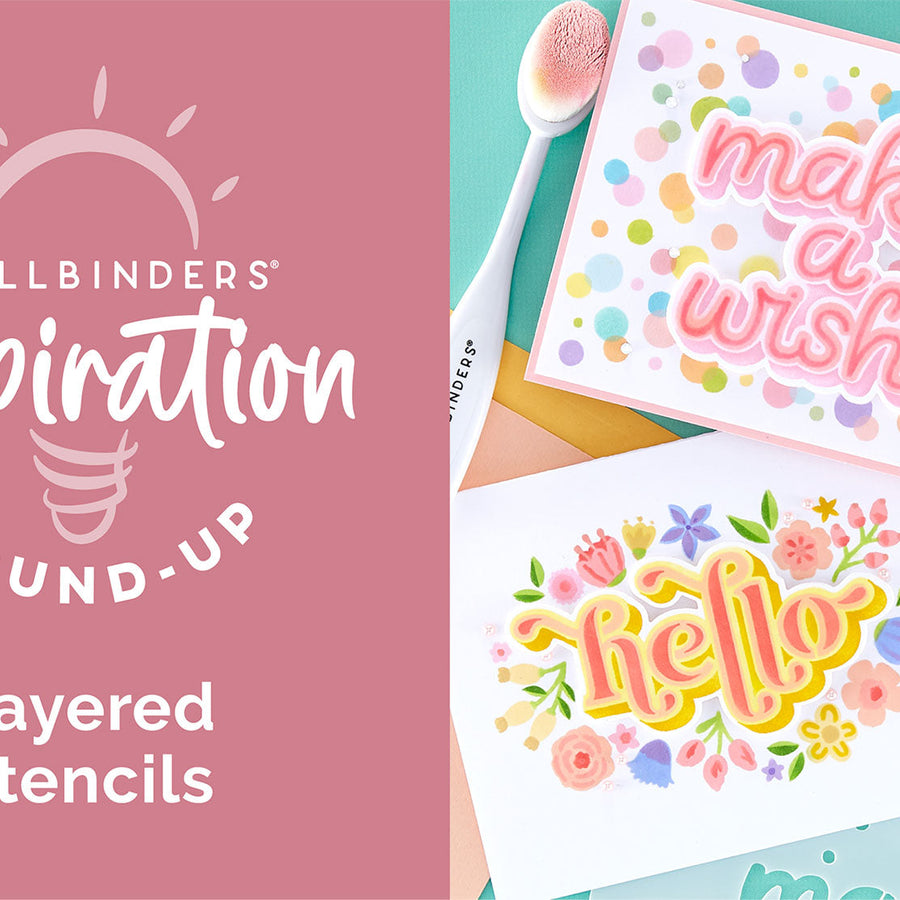 Layered Stencils Collection Inspiration Round-Up