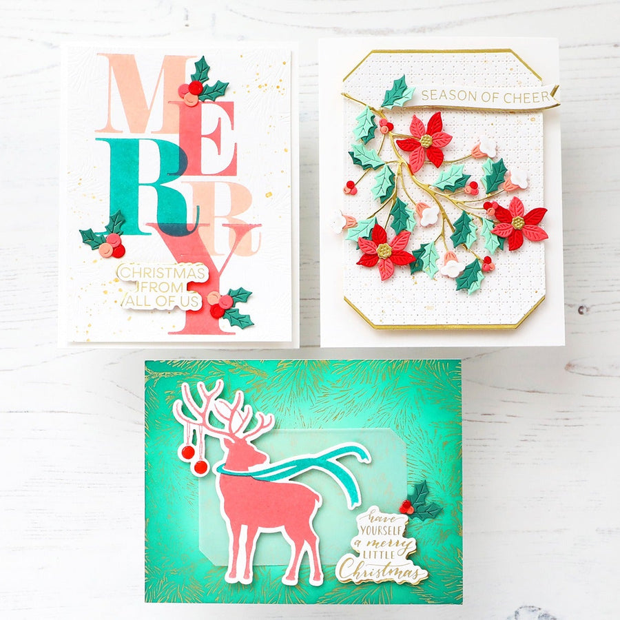 Creating Cheerful Cards Using the Home for the Holidays Collection