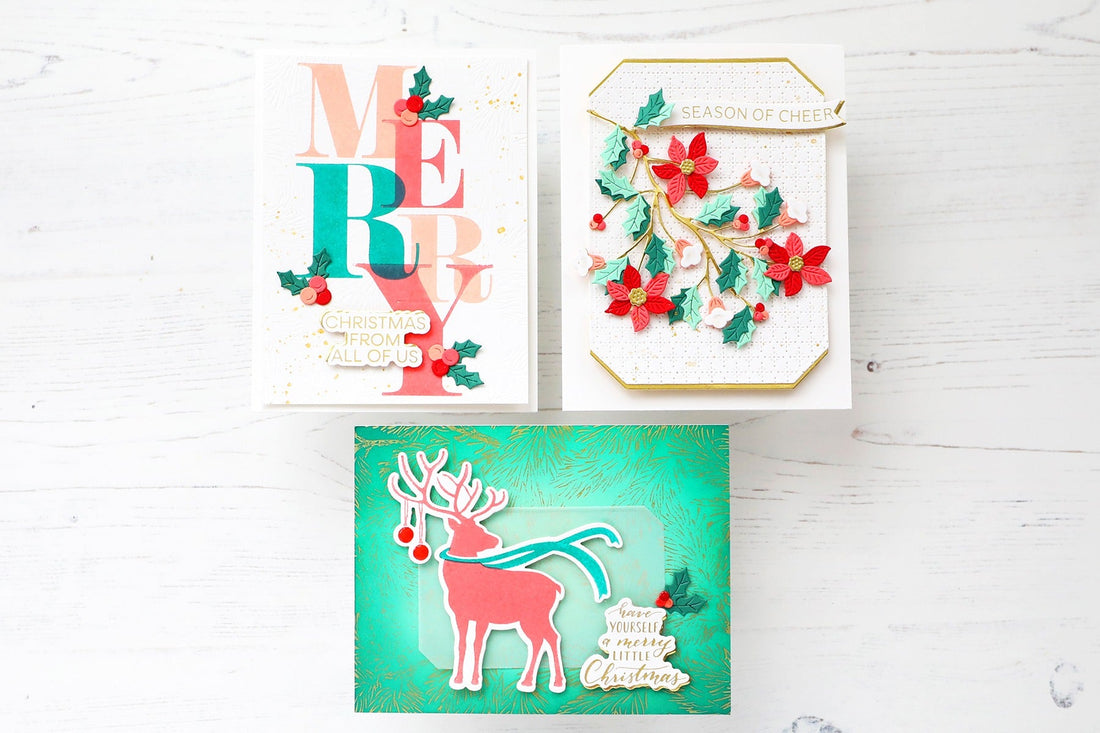 Creating Cheerful Cards Using the Home for the Holidays Collection