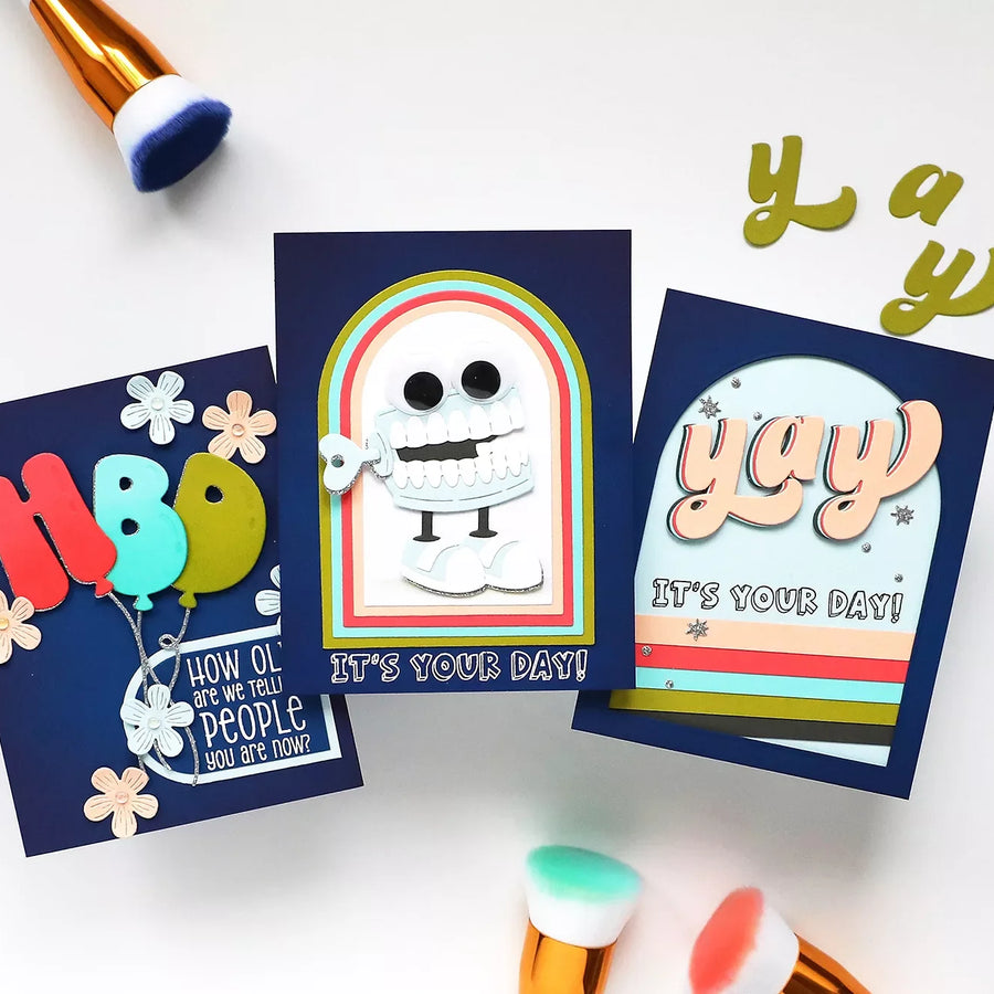 Colorful Birthday Card Ideas Using the Aged to Perfection Collection