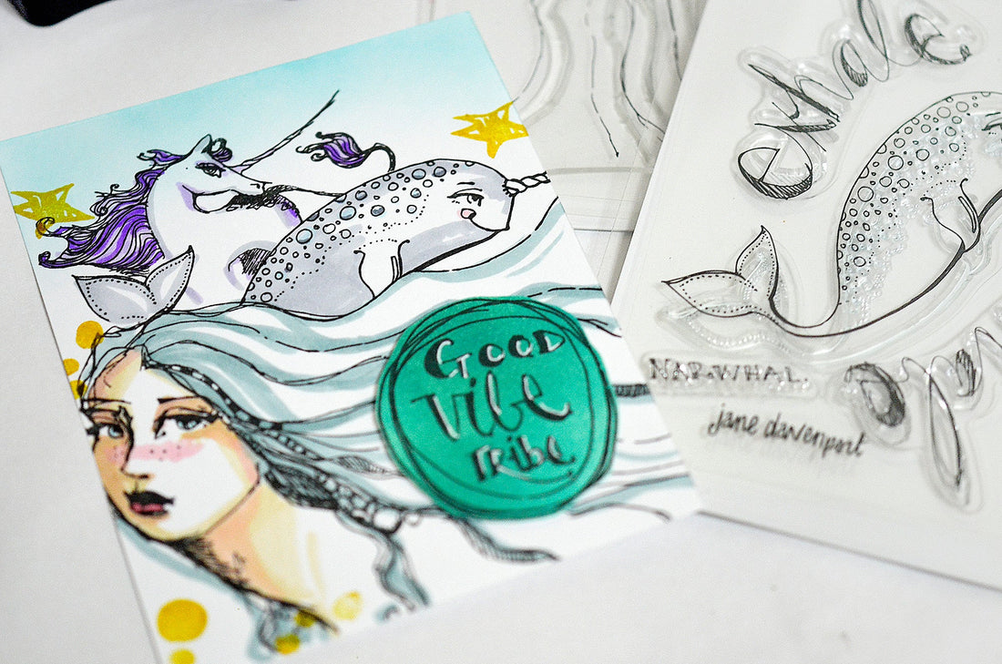 Jane Davenport Artomology | Mixed Media Friendship Cards with Mayline