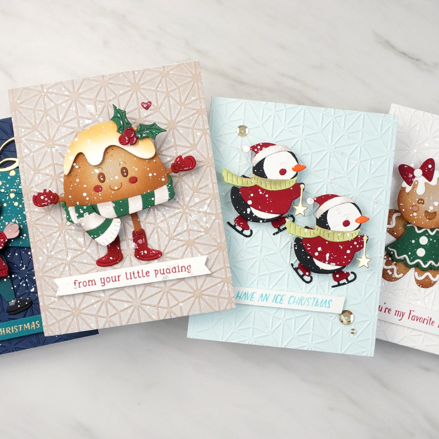 4 Groovy Interactive Cards featuring the Dancin’ Christmas Collection