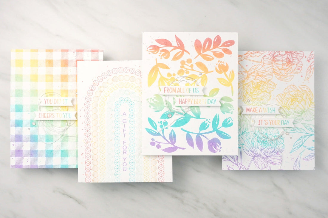 Ink and Impress: Crafting Dynamic Backgrounds with BetterPress Plates
