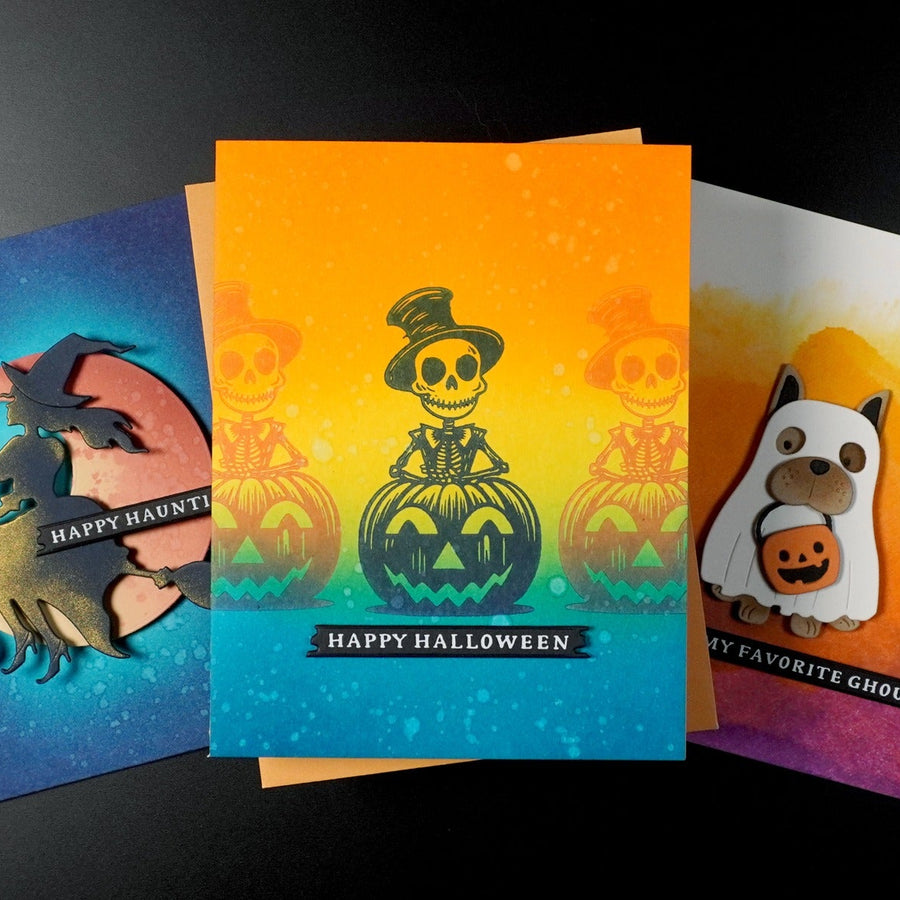 Hauntingly CUTE: Halloween Cards with Spoopy Hues