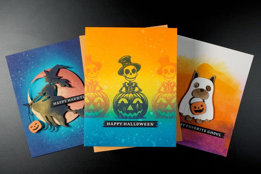 Hauntingly CUTE: Halloween Cards with Spoopy Hues