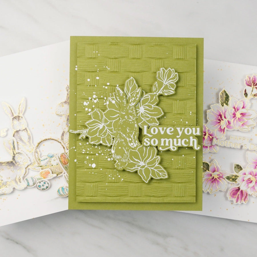 3 Expert Monochrome Techniques featuring Letter Pressed Cards