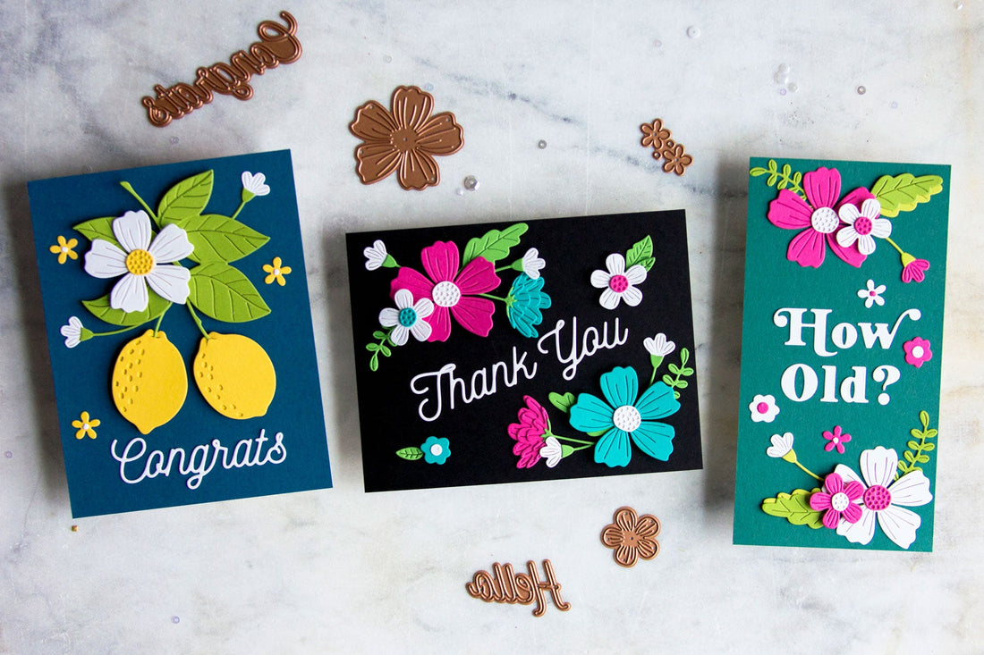The Be Bold Collection – Building Paper Floral Creations