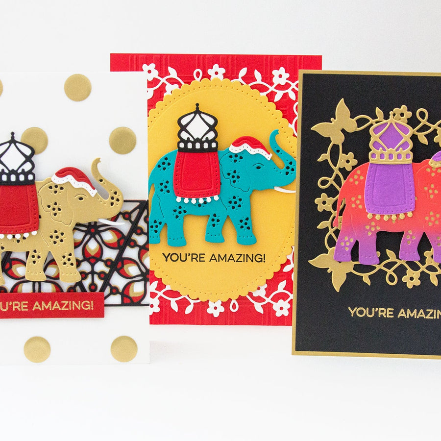 Die D-Lites Inspiration | Elephant Festival Cards with Jean Manis