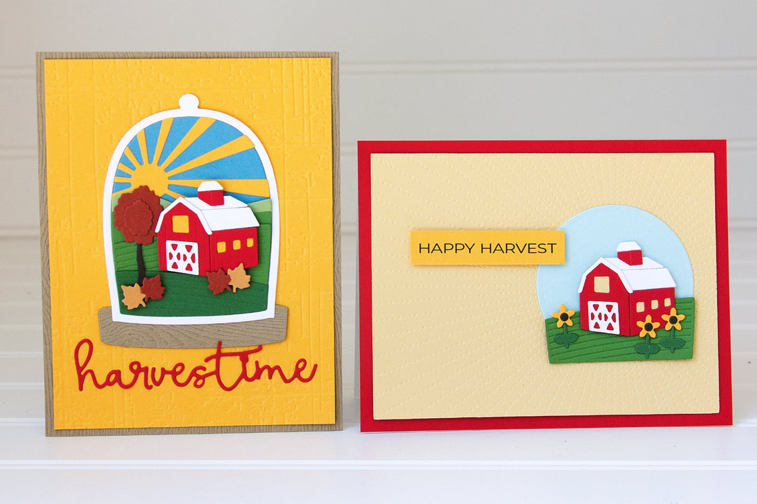 Scenic Snapshots Collection Inspiration | Harvest & Christmas Cards with Jean