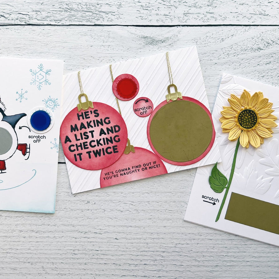 Take Action Sentiments Scratch Off Inspiration
