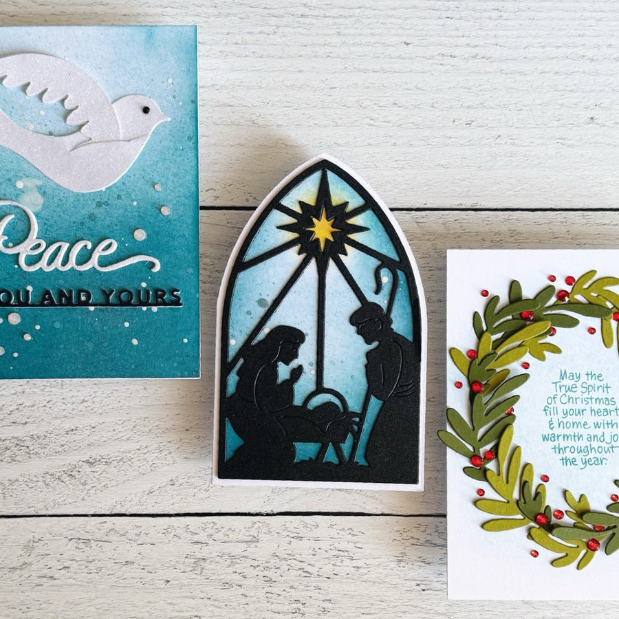 Elegant Christmas Cards using the Season of Wonder Collection