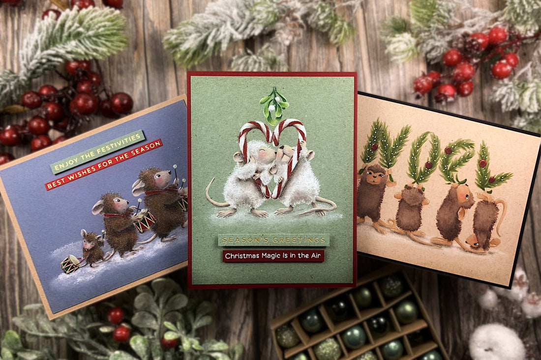 The Sweetest Christmas Cards With House Mouse