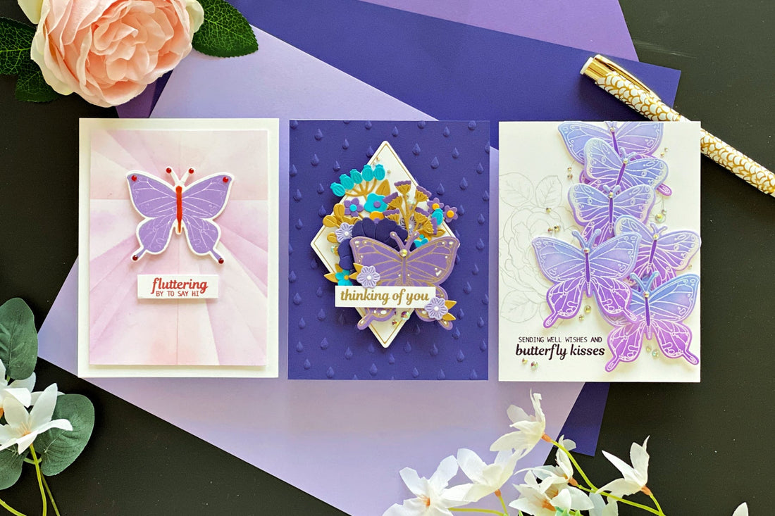 Butterfly Kisses: 3 Ways - Complicated to Simple by Joan Bardee