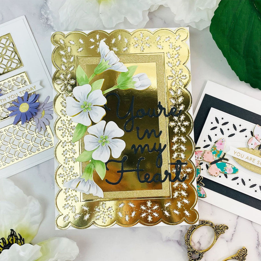 Elegant Cards using the Garden Shutters Collection with Joy Baldwin