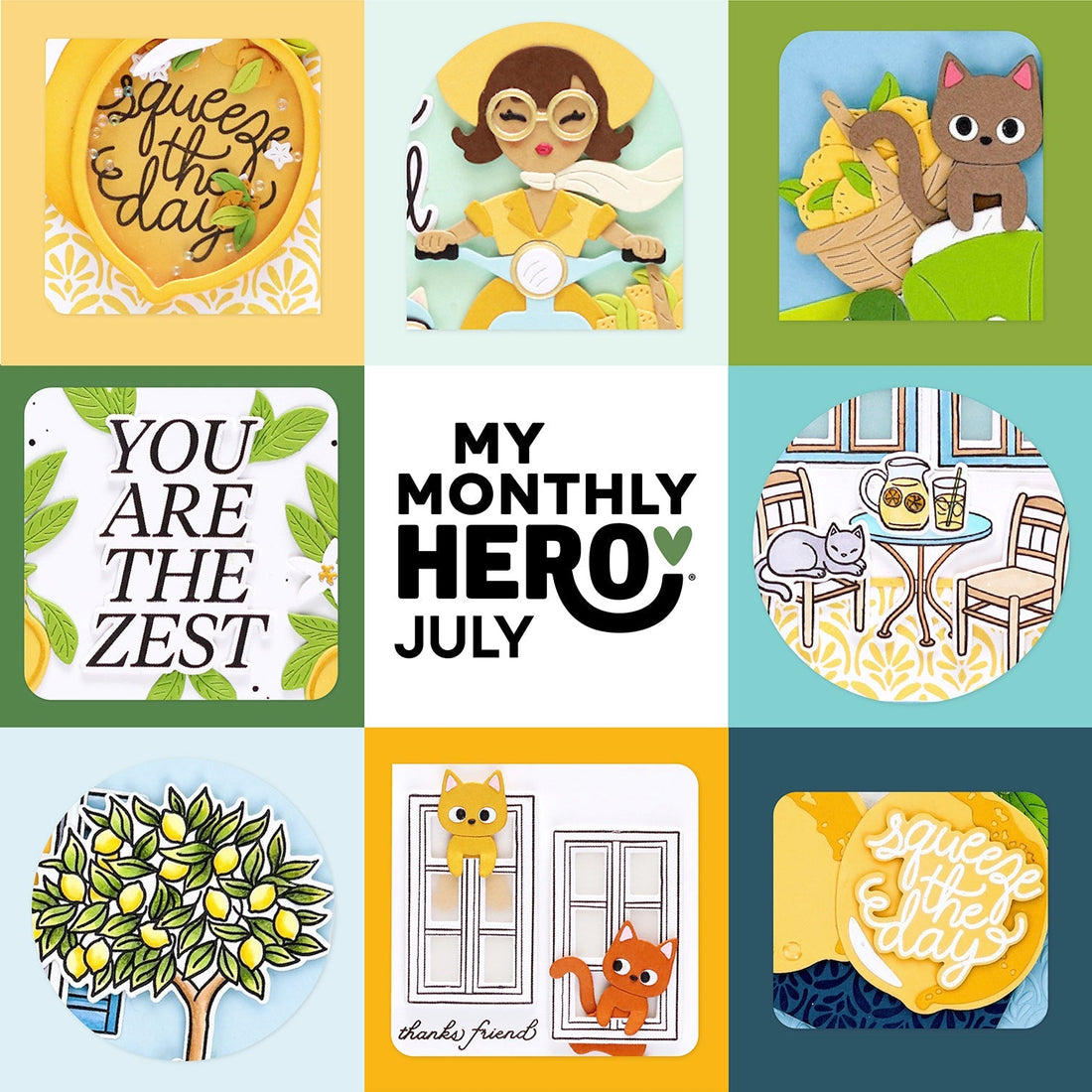 july 2026 my monthly hero collage