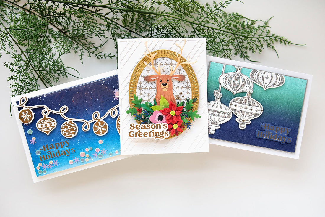Trio of Joyful Christmas Cards with Jung AhSang