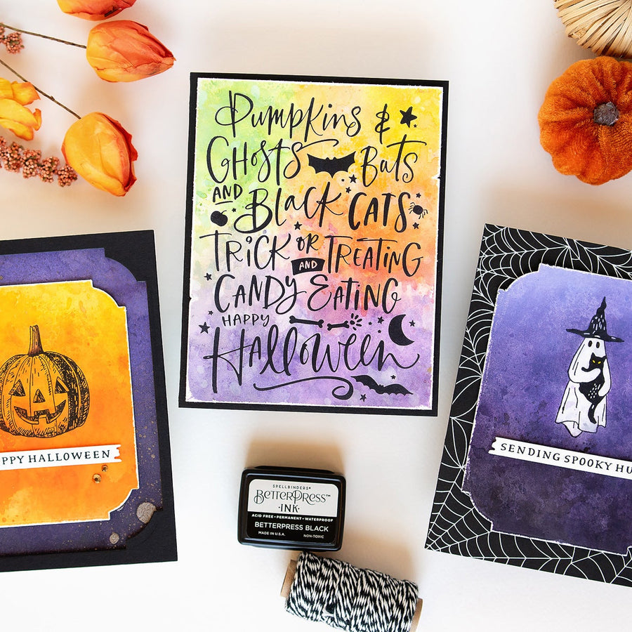 Betterpress Halloween: Watercolor Backgrounds