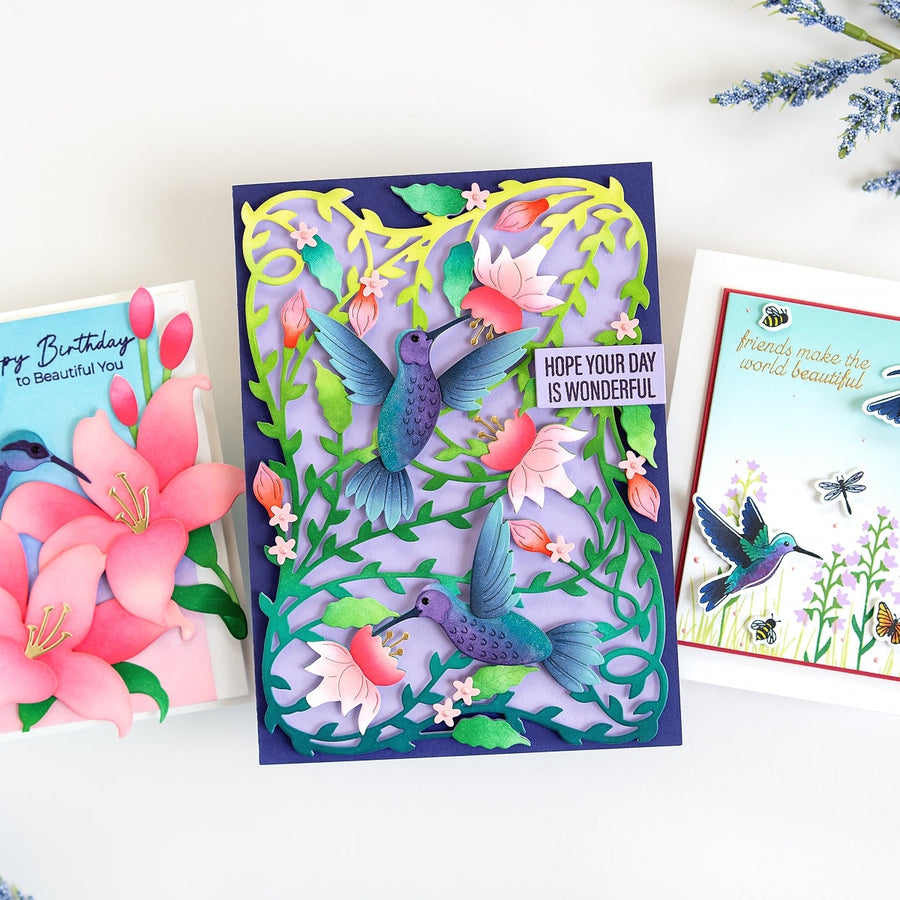 Hummingbird Cards 3 Ways with Jung AhSang