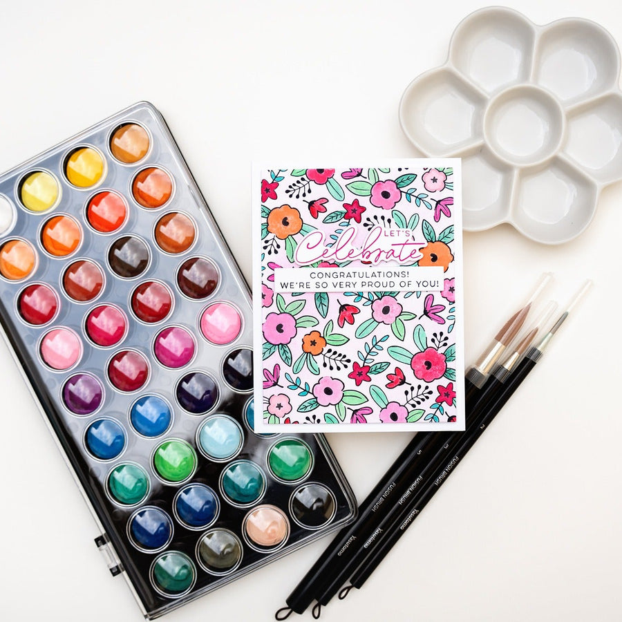 BetterPress and Yasutomo Watercolors & Brushes