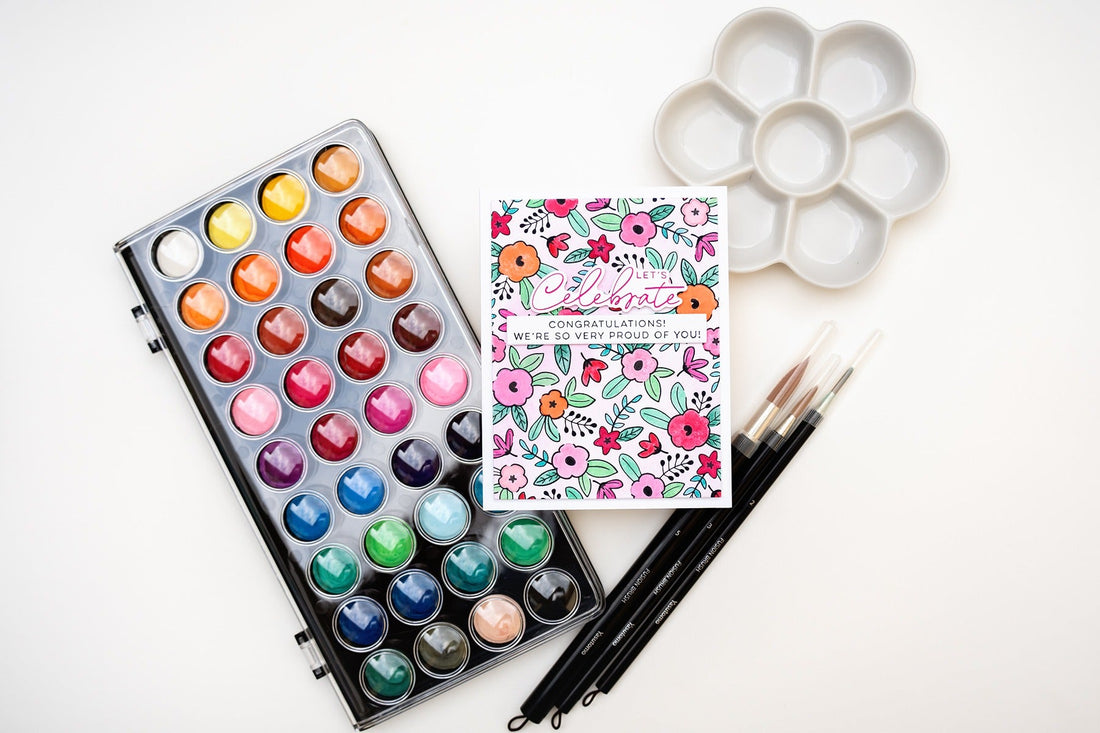 BetterPress and Yasutomo Watercolors & Brushes