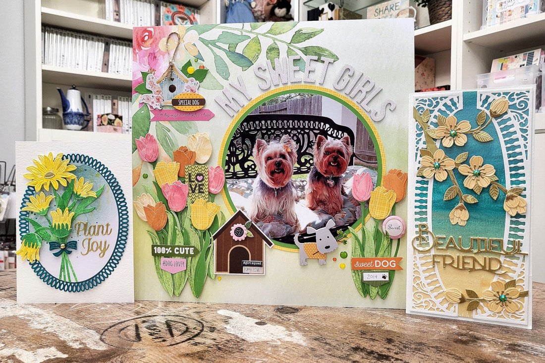 Layered Fleur Bouquet Slimlines with Karen Yagel