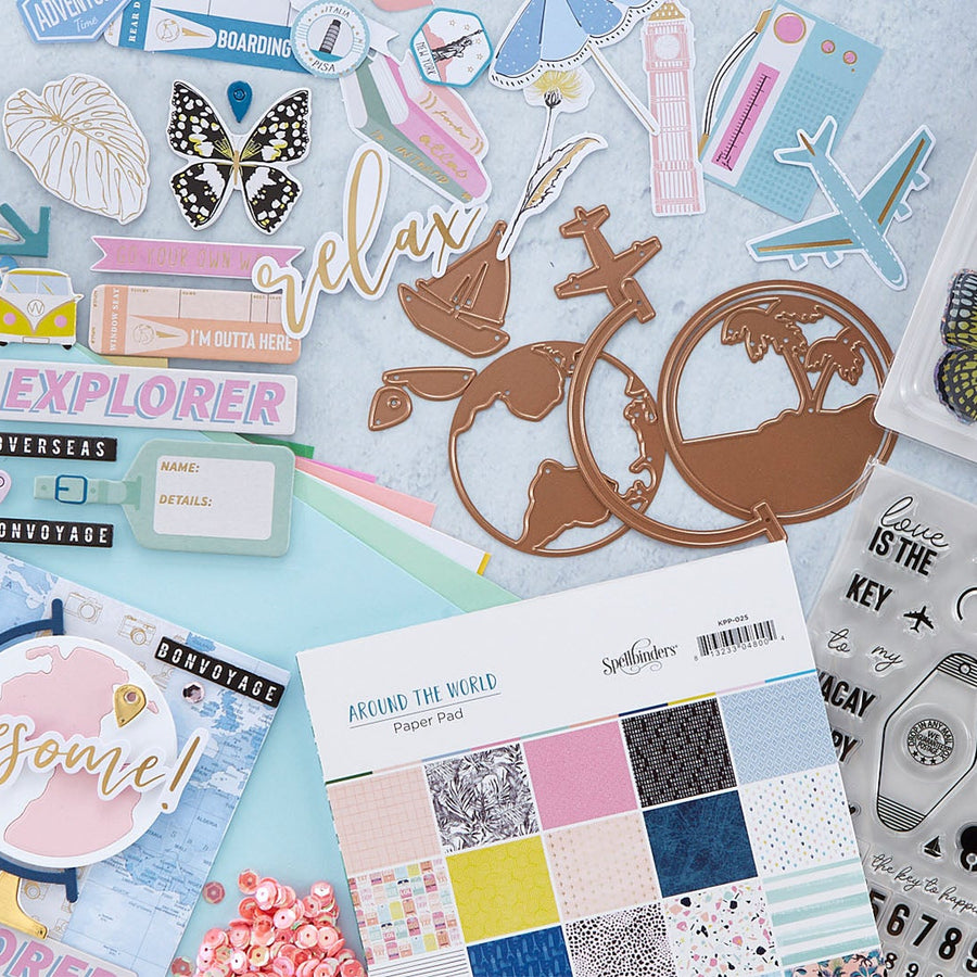 Coming Soon! August 2020 Clubs! Card Kit of the Month – Around the World. Unboxing Video