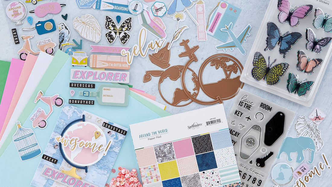 Coming Soon! August 2020 Clubs! Card Kit of the Month – Around the World. Unboxing Video