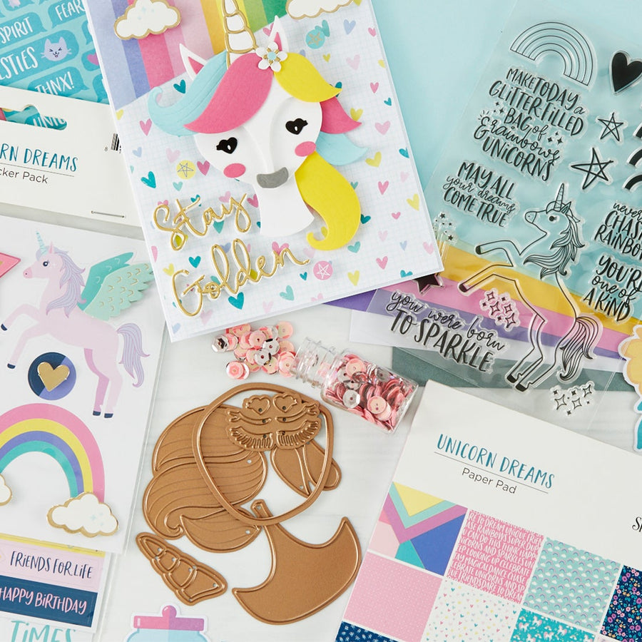 Coming Soon! February 2020 Clubs! Card Kit of the Month – Unicorn Dreams. Unboxing Video