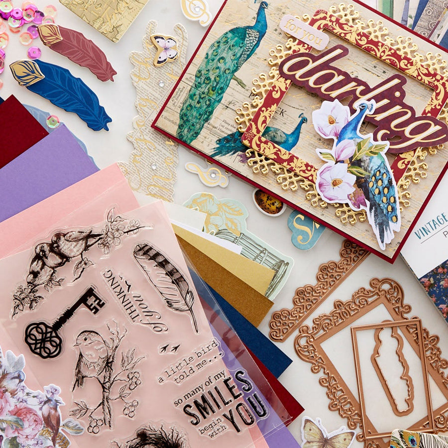 Coming Soon! July 2020 Clubs! Card Kit of the Month – Vintage Mementos. Unboxing Video