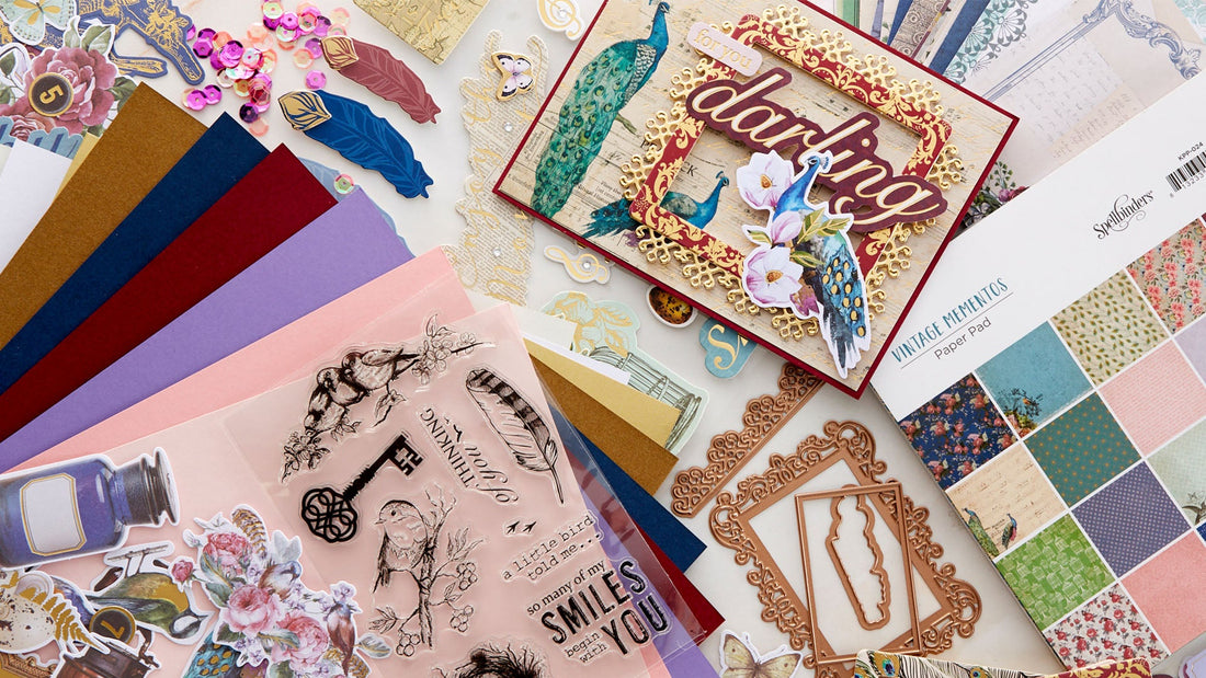 Coming Soon! July 2020 Clubs! Card Kit of the Month – Vintage Mementos. Unboxing Video