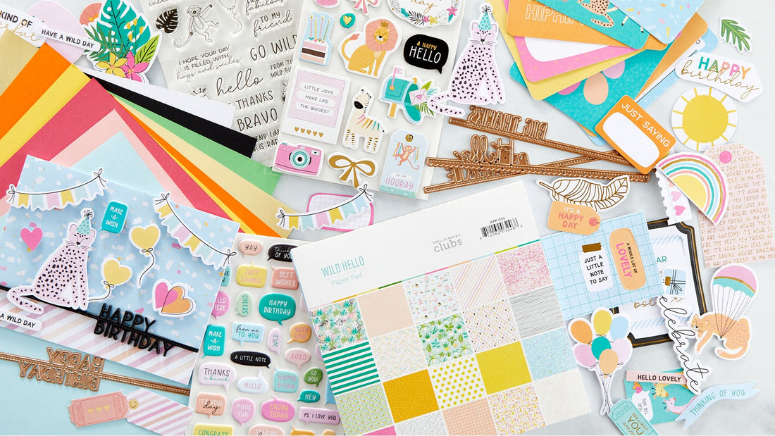 Coming Soon! June 2021 Clubs! Card Kit of the Month – Wild Hello. Unboxing Video