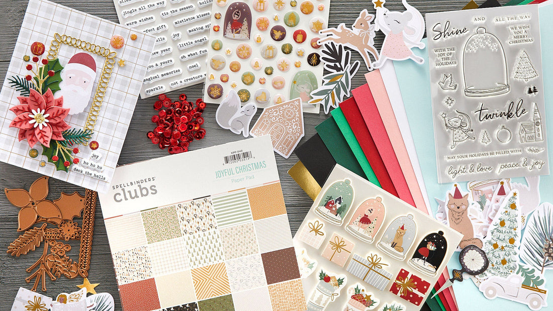 Joyful Christmas Card Kit of the Month + Unbox New Limited Edition Machine | Spellbinders Live